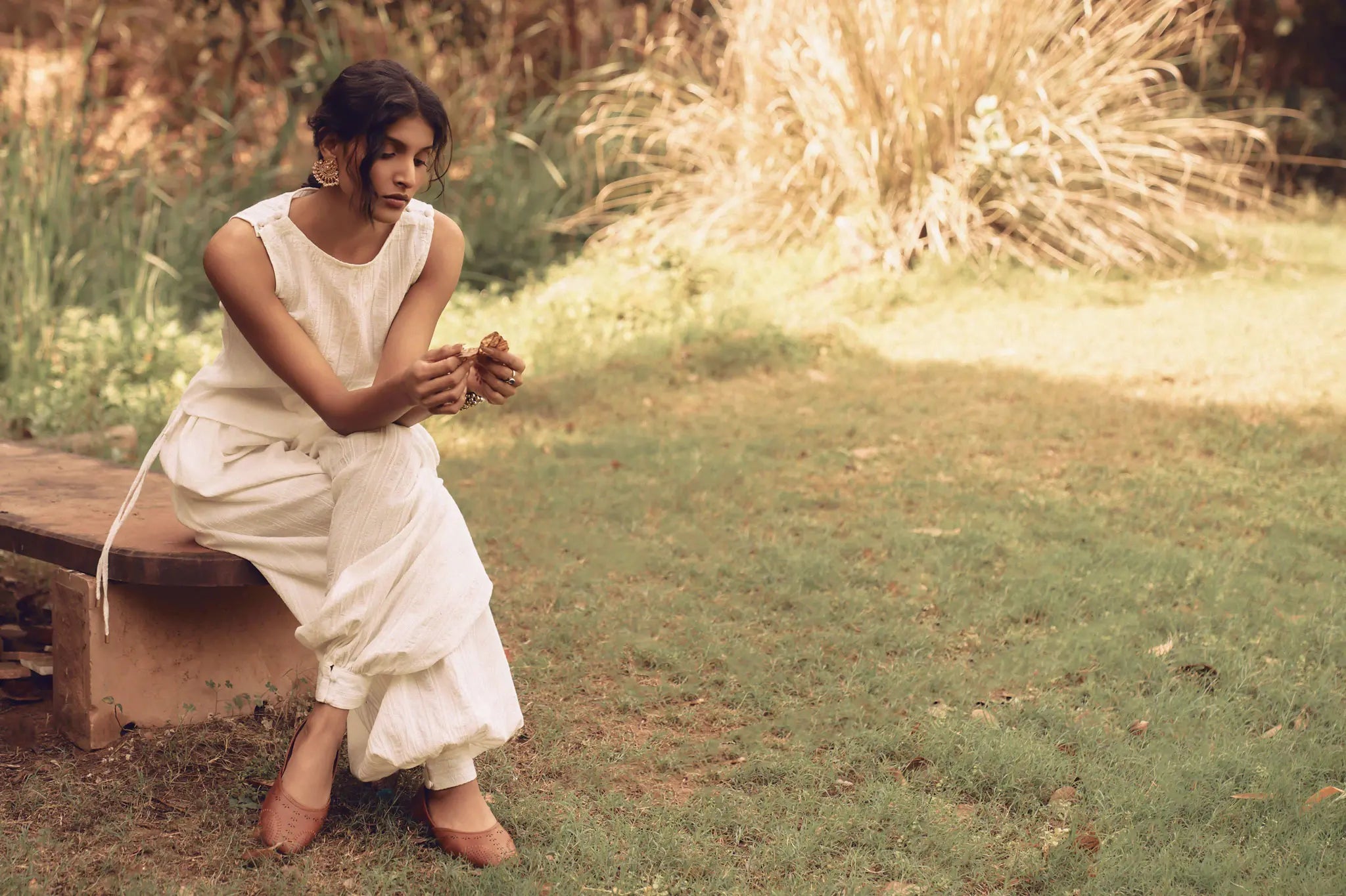D'muri Spring Summer 2026 handcrafted Indian women's fashion campaign, quiet luxury
